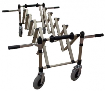 Chariots et tréteaux porte cercueils