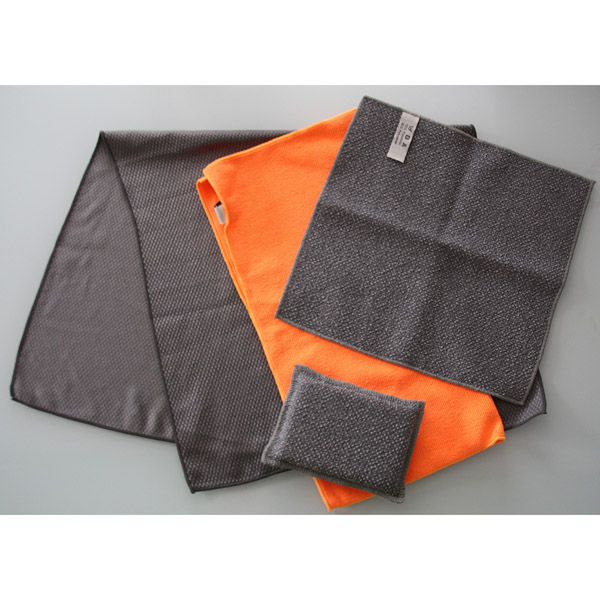 Kit microfibre spécial inox