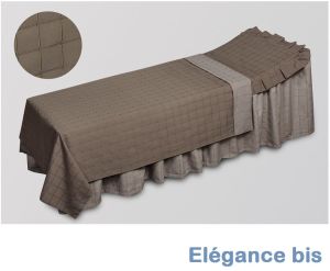 couverture taupe, jupe vison