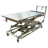 Chariot &eacute;l&eacute;vateur avec table &agrave; billes pour cr&eacute;matoriums