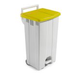 Container 100 litres &agrave; couvercle jaune