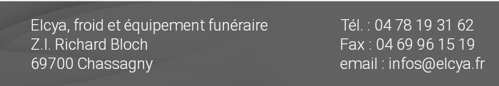 ELCYA, froid et équipement des professionnels du funéraire